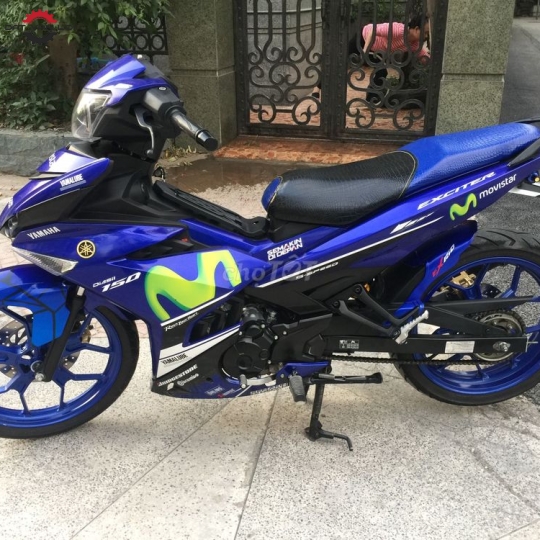 Xe Exciter 150 2016 màu Xanh Movistar mới 97%, máy zin BSTP
